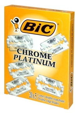 Bic Chrome Platinum Blades 1op-20pcsx5 | Vaistine1.lt | WestPharmacy.eu