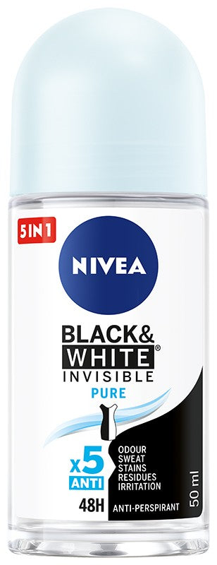 Nivea Deodorant INVISIBLE PURE roll-on women's 50ml | Vaistine1.lt | WestPharmacy.eu