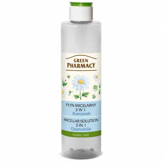 Green Pharmacy Micellar Liquid 3in1 with Chamomile Extract 250ml | Vaistine1.lt | WestPharmacy.eu