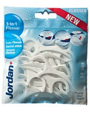 Jordan Nici dental Flosser 3in1 1pack-36pcs | Vaistine1.lt | WestPharmacy.eu