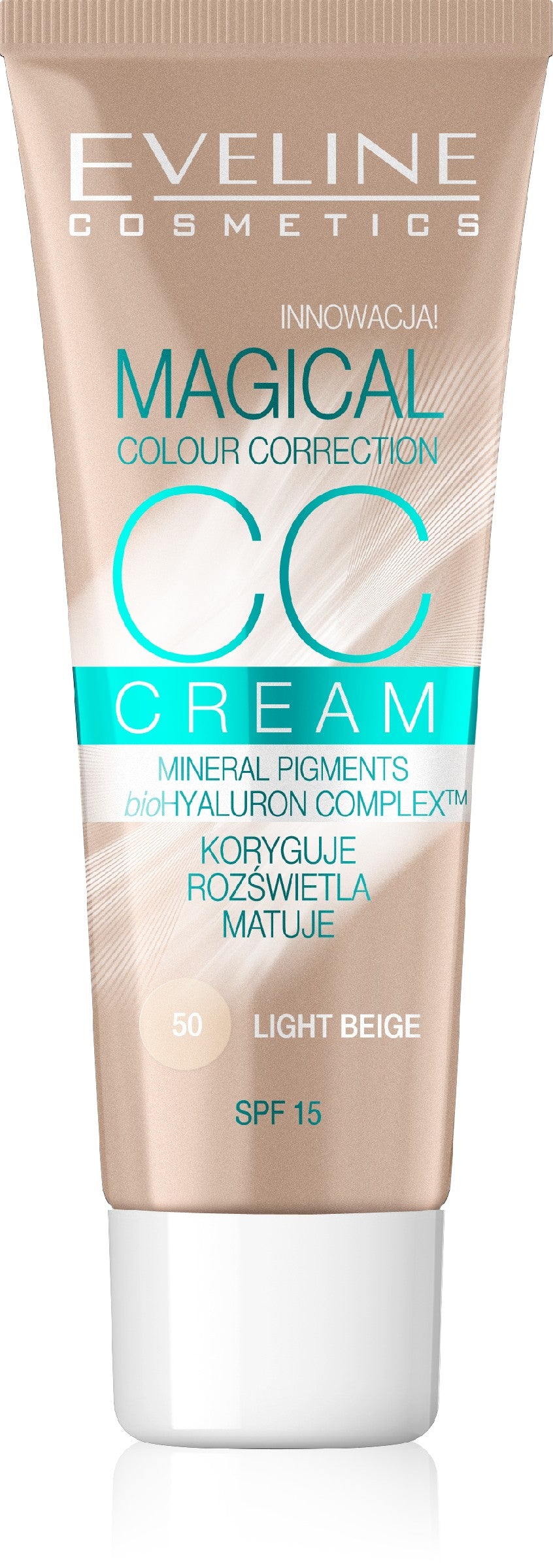 Eveline Fluid Magical CC Cream no 50 Light Beige 30ml | Vaistine1.lt | WestPharmacy.eu