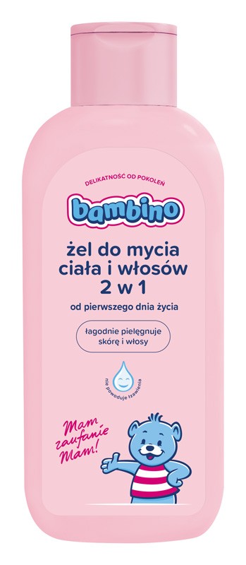 BAMBINO Body and Hair Wash 2-in-1 Gel for Children and Babies 400 ml | Vaistine1.lt | WestPharmacy.eu