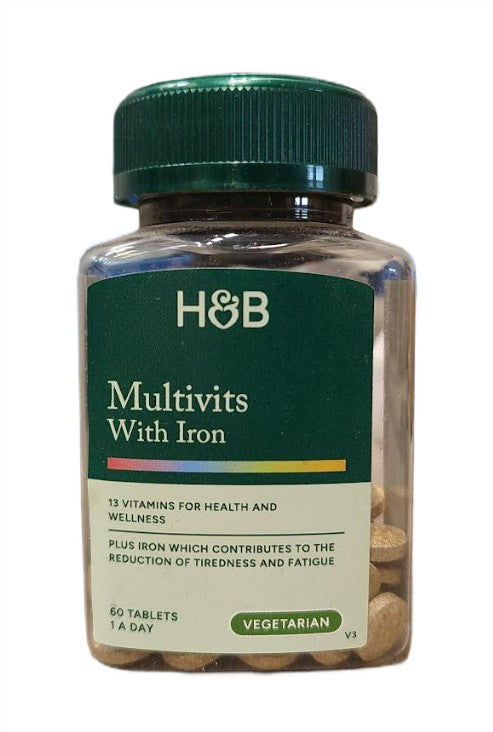 Multivits with Iron - 60 tablets - Holland & Barrett