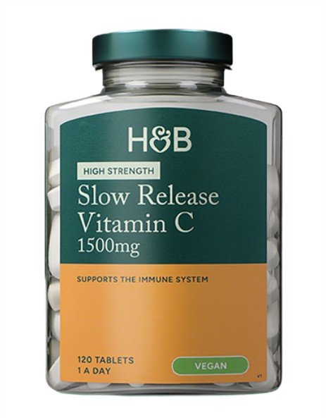 High Strength Slow Release Vitamin C, 1500mg - 120 tablets - Holland & Barrett