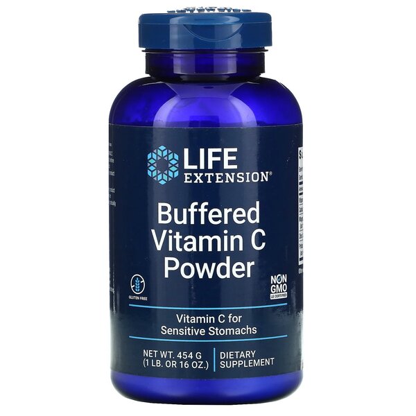 Buffered Vitamin C Powder - 454g - Life Extension