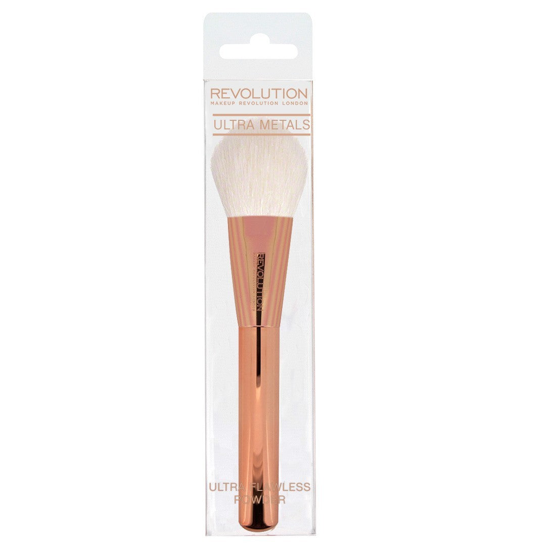 Makeup Revolution Ultra Metals Flawless Powder Brush F301 1 pc | Vaistine1.lt | WestPharmacy.eu