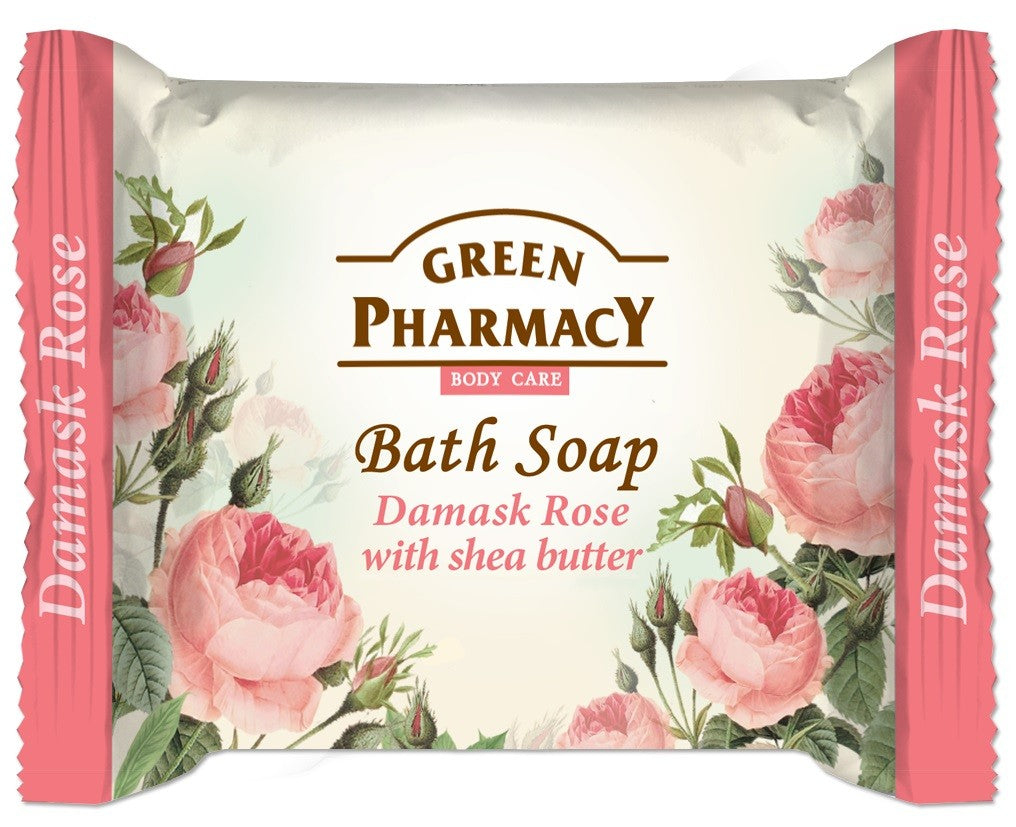 Green Pharmacy Body Care Damask Rose bar soap 100g | Vaistine1.lt | WestPharmacy.eu