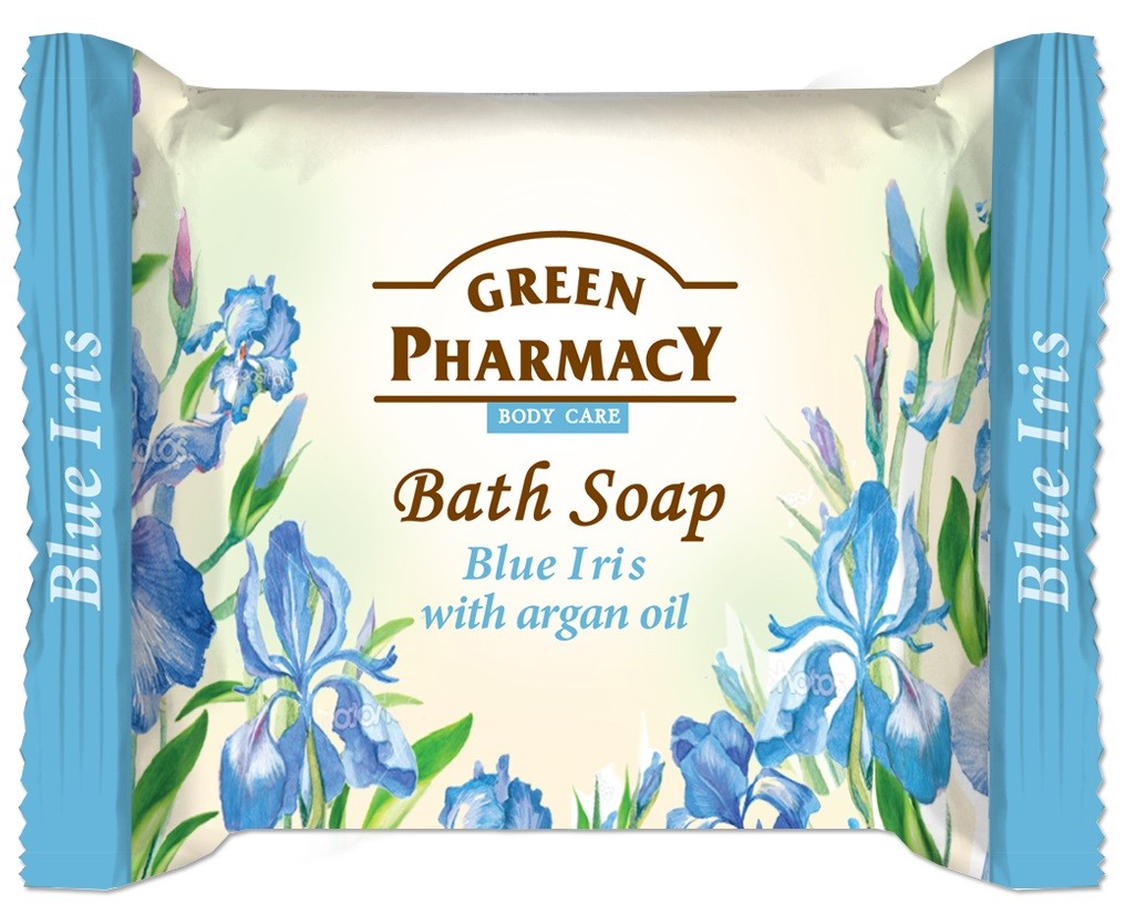 Green Pharmacy Body Care Blue Iris bar soap 100g | Vaistine1.lt | WestPharmacy.eu