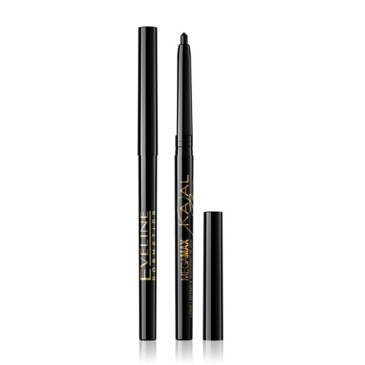 Eveline Automatic Eye Pencil Kajal Mega Max Black 1pc | Vaistine1.lt | WestPharmacy.eu