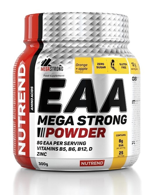 EAA Mega Strong Powder, Orange + Apple - 300g - Nutrend