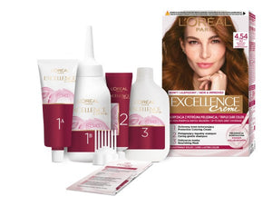 Loreal Excellence Creme Coloring Cream 4.54 mahogany copper brown | Vaistine1.lt | WestPharmacy.eu