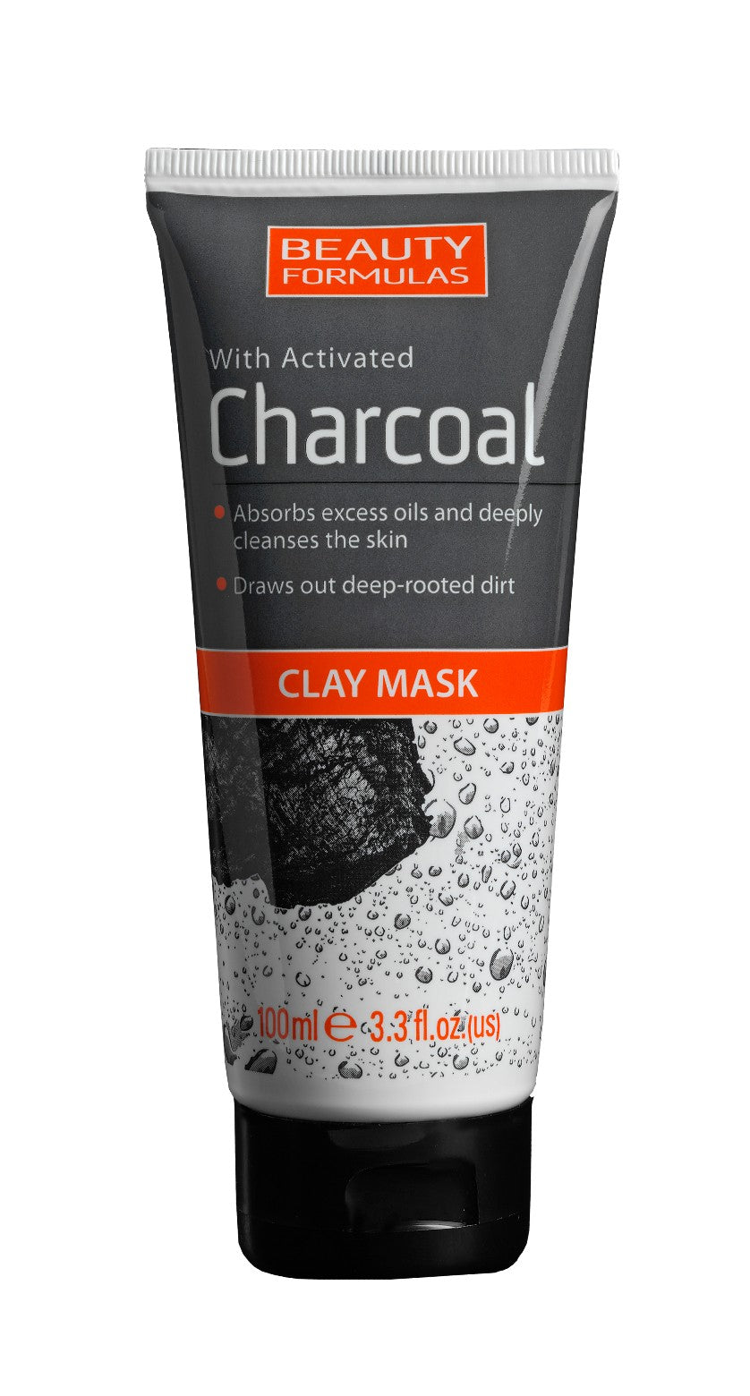 Beauty Formulas Charcoal Deep cleansing clay mask with activated carbon 100ml | Vaistine1.lt | WestPharmacy.eu