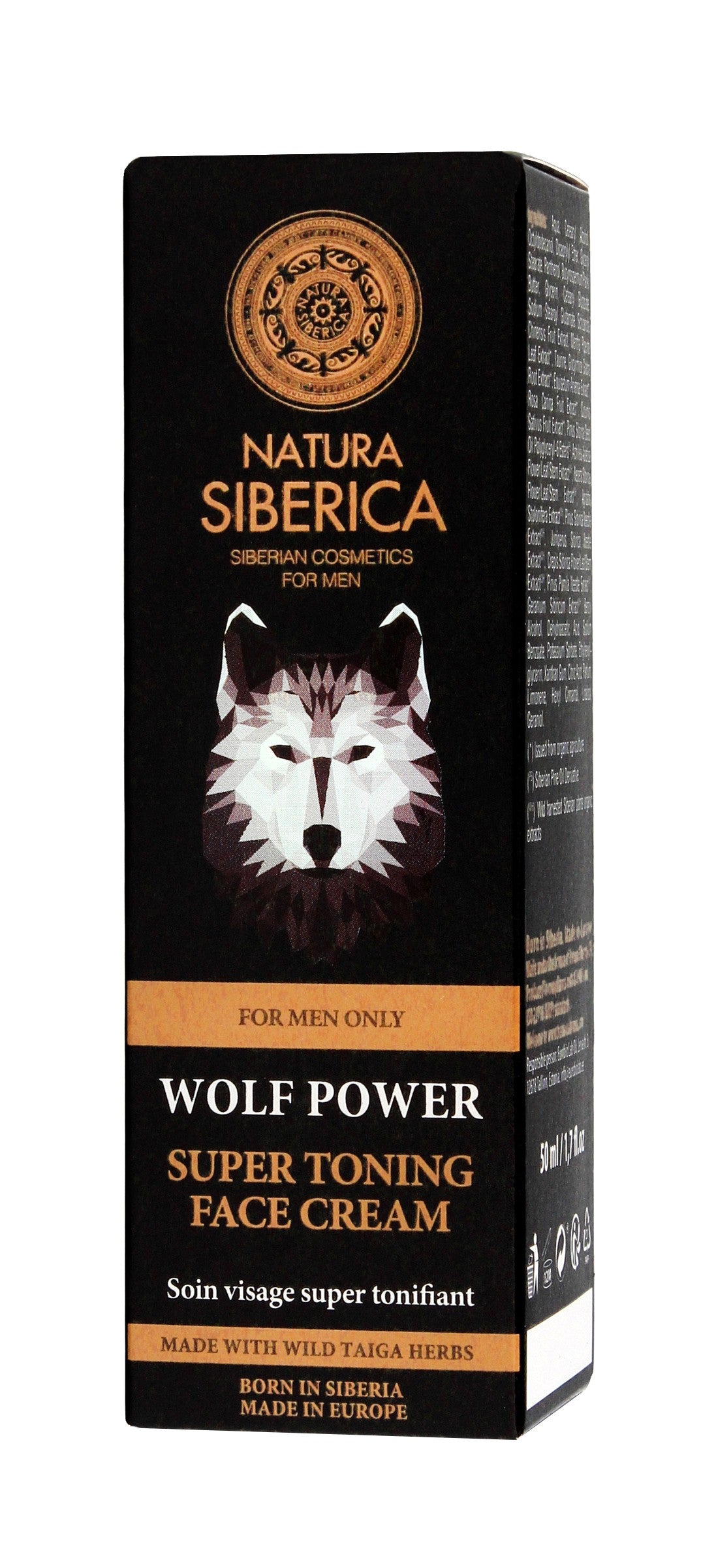 Natura Siberica Men Face Cream Wolf Power Toning 50ml | Vaistine1.lt | WestPharmacy.eu