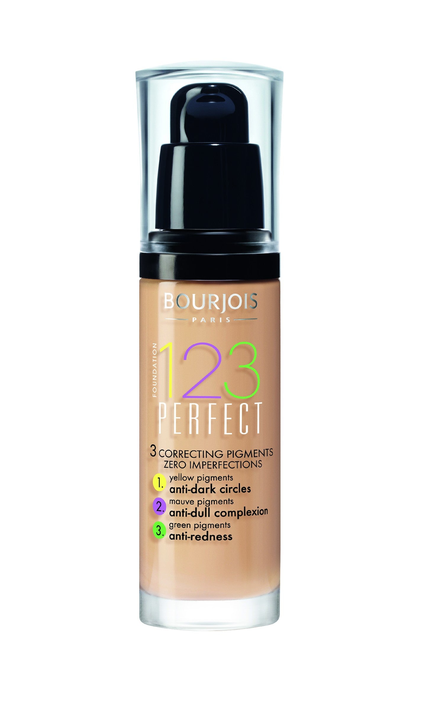 Bourjois Foundation 123 Perfect No. 051 Light Vanilla 30ml | Vaistine1.lt | WestPharmacy.eu