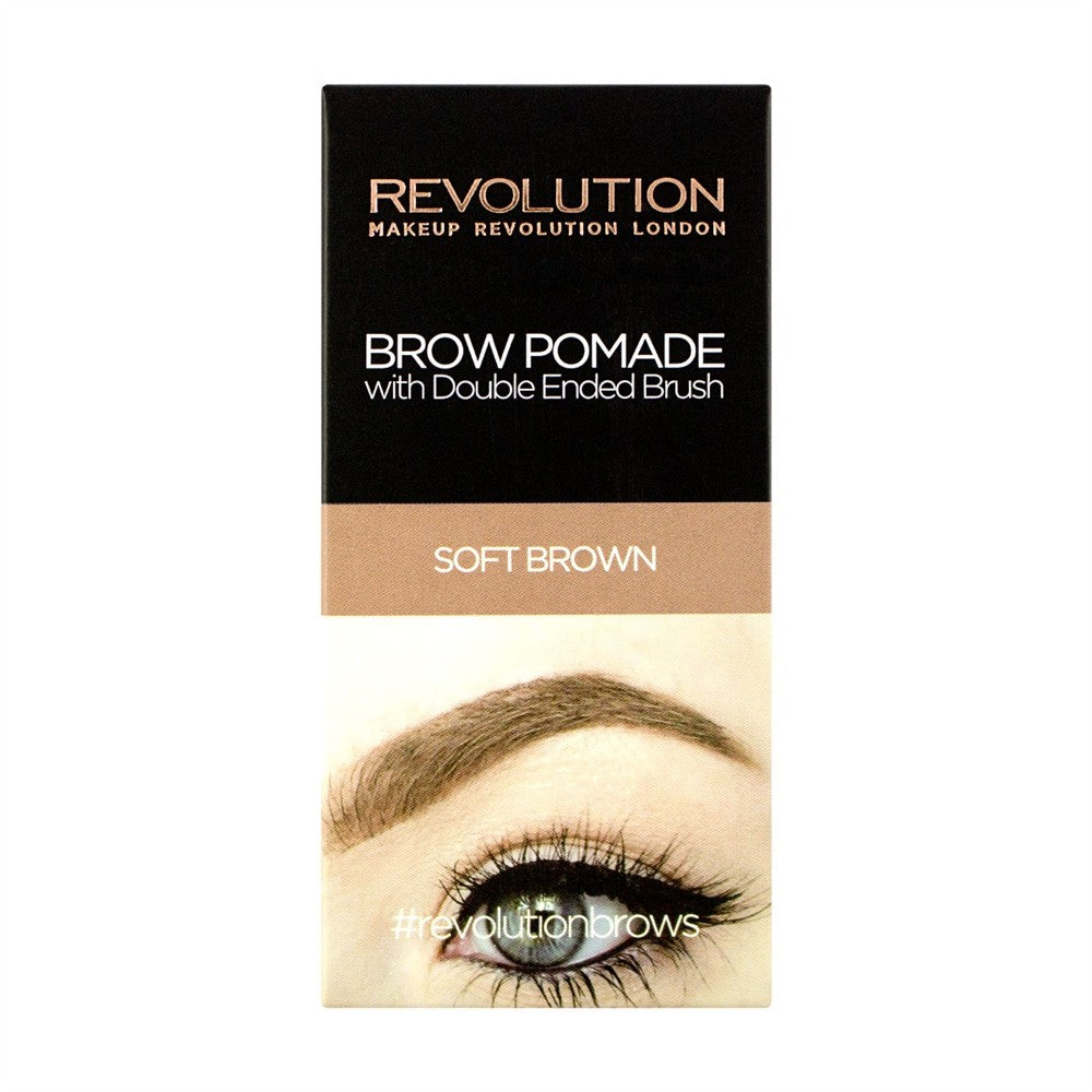 Makeup Revolution Brow Pomade Soft Brown 1 piece | Vaistine1.lt | WestPharmacy.eu