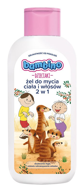 BAMBINO 2-in-1 Body and Hair Wash Gel for Children and Babies "Kids"-Cowboys 400ml | Vaistine1.lt | WestPharmacy.eu