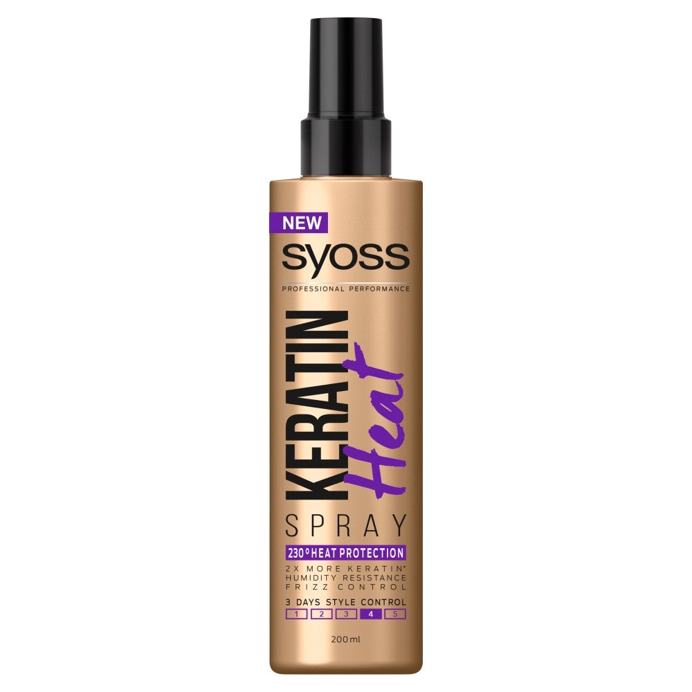Schwarzkopf Syoss Keratin Heat Spray for hair styling 200ml | Vaistine1.lt | WestPharmacy.eu