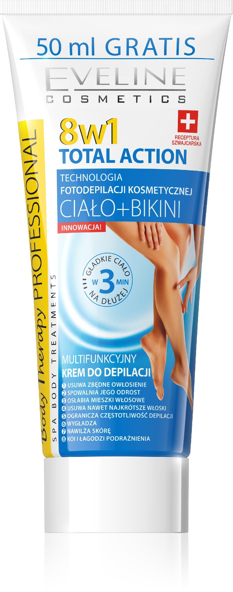 Eveline Total Action Professional Multifunctional Hair Removal Cream 8in1 200ml | Vaistine1.lt | WestPharmacy.eu