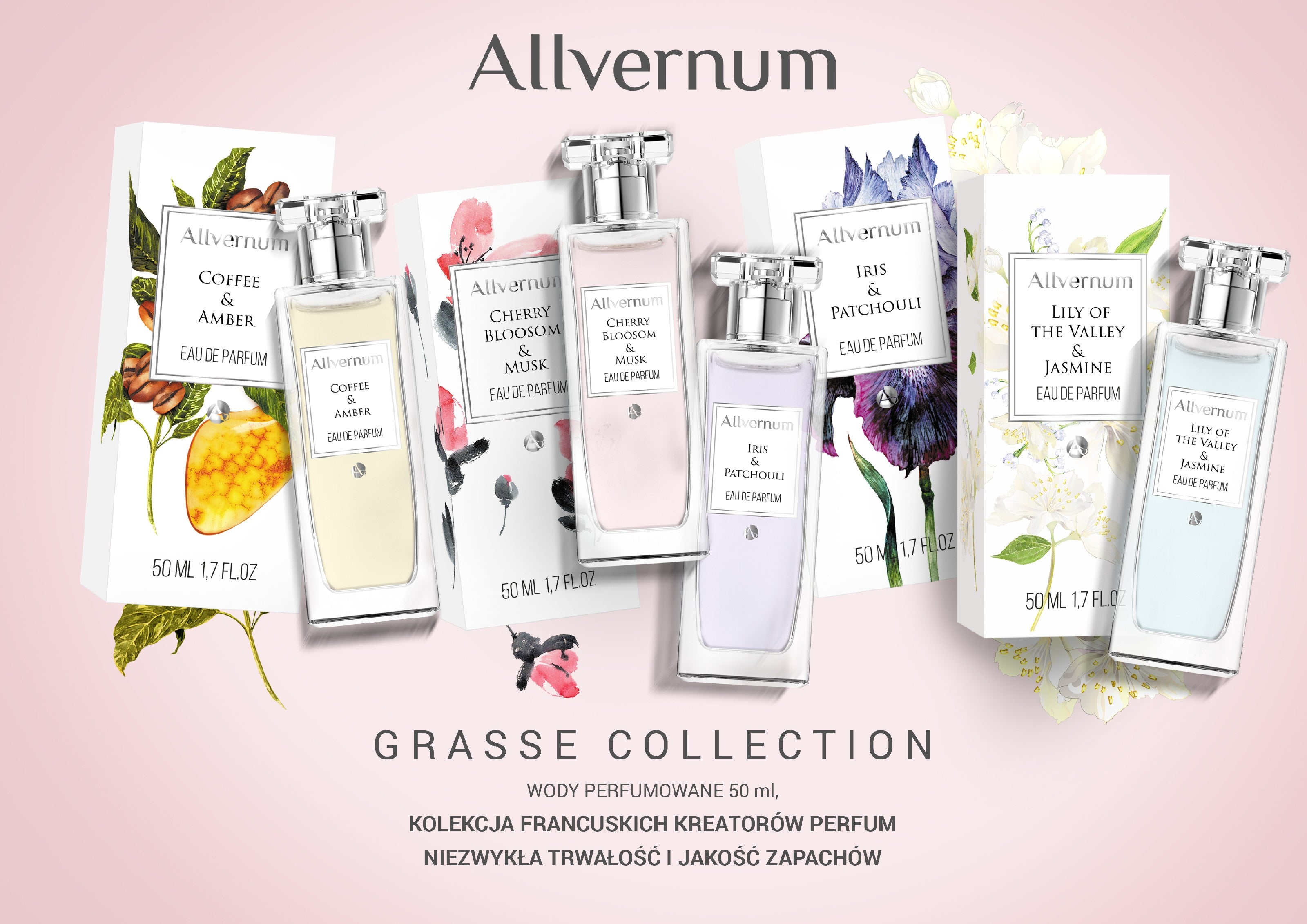 Allvernum Cherry Bloosom & Musk Eau de Parfum 50 ml | Vaistine1.lt | WestPharmacy.eu