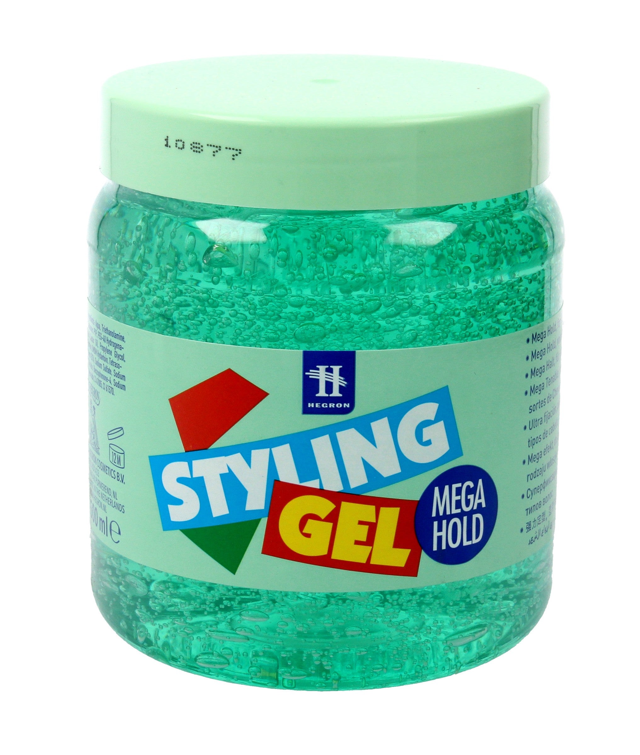Hegron Styling Hair Modeling Gel 500ml mega hold green | Vaistine1.lt | WestPharmacy.eu