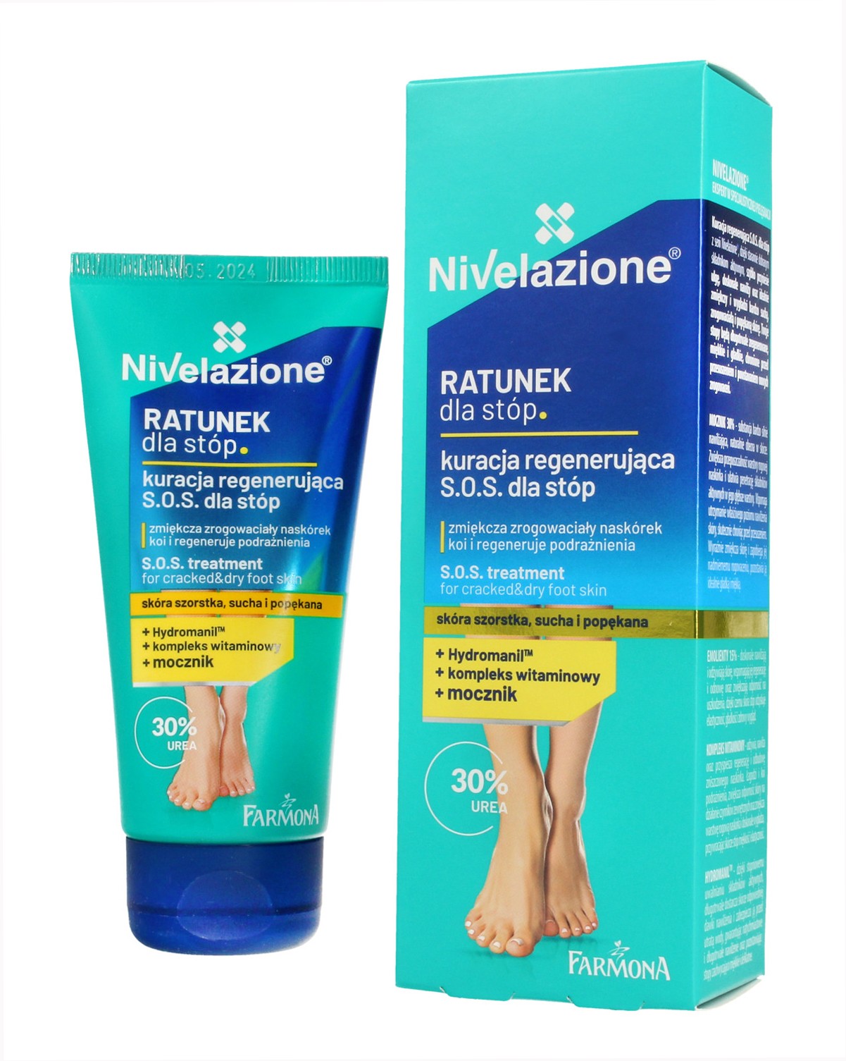 Farmona Nivelazione S.O.S. regenerating treatment for feet "Rescue Feet" 50ml | Vaistine1.lt | WestPharmacy.eu