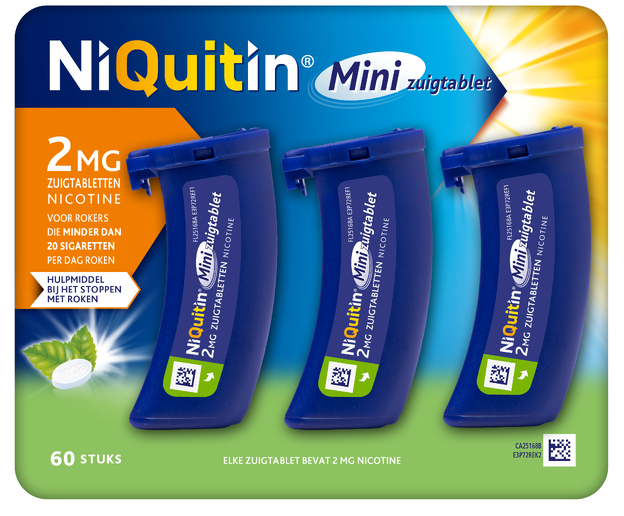Niquitin Minizuigtabletten Mint 2.0 mg 60 ZTB - Vaistine1.lt