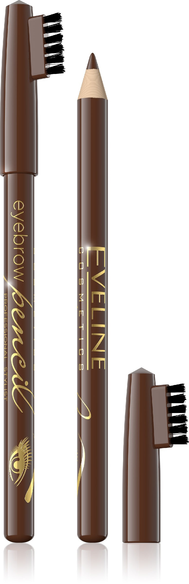 Eveline Eyebrow Pencil Eyebrow Pencil - brown 1pc - Vaistine1.lt | WestPharmacy.eu