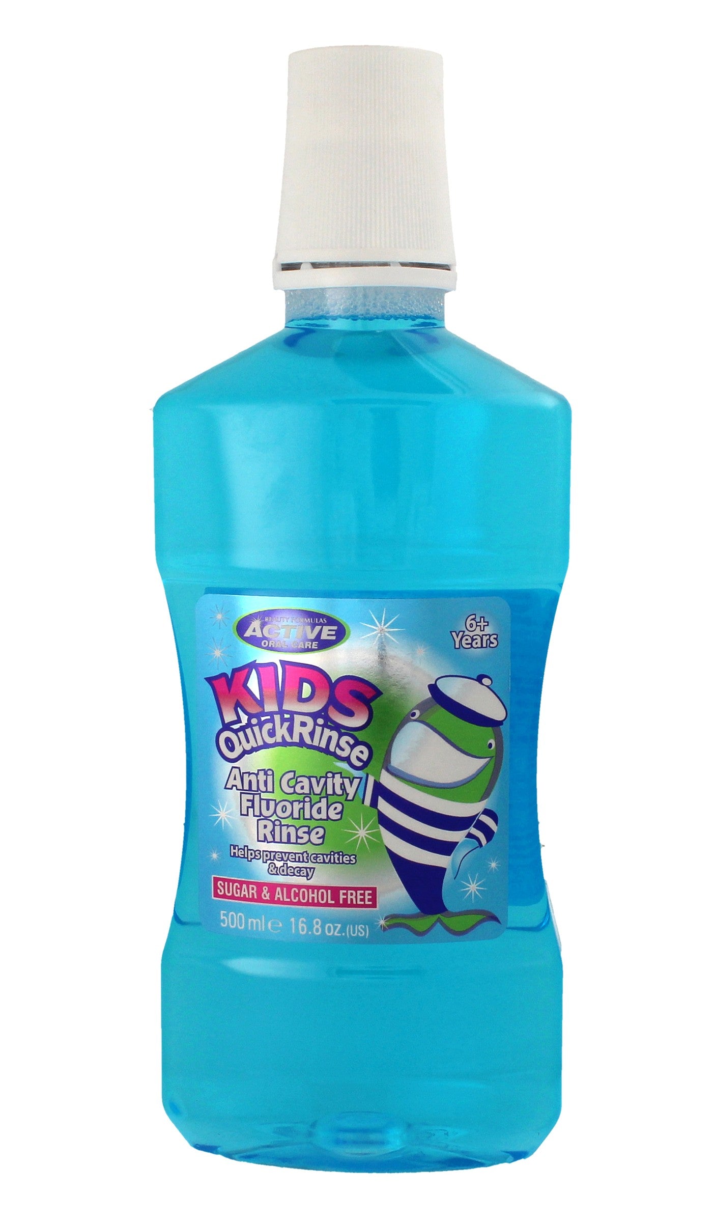Beauty Formulas Active Oral Care Mouthwash for Children Quick Rinse 500ml | Vaistine1.lt | WestPharmacy.eu