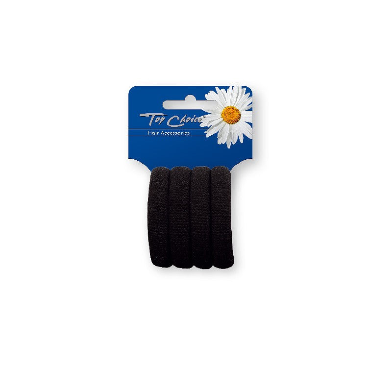 Top Choice Black hair bands, 1 pack - 4 pcs | Vaistine1.lt | WestPharmacy.eu