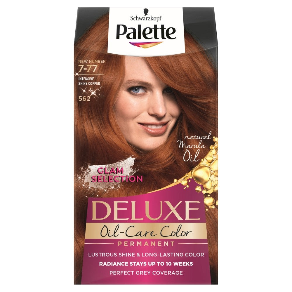 Palette Deluxe Permanent Hair Color No. 562 Intense Shiny Copper 1pc. | Vaistine1.lt | WestPharmacy.eu