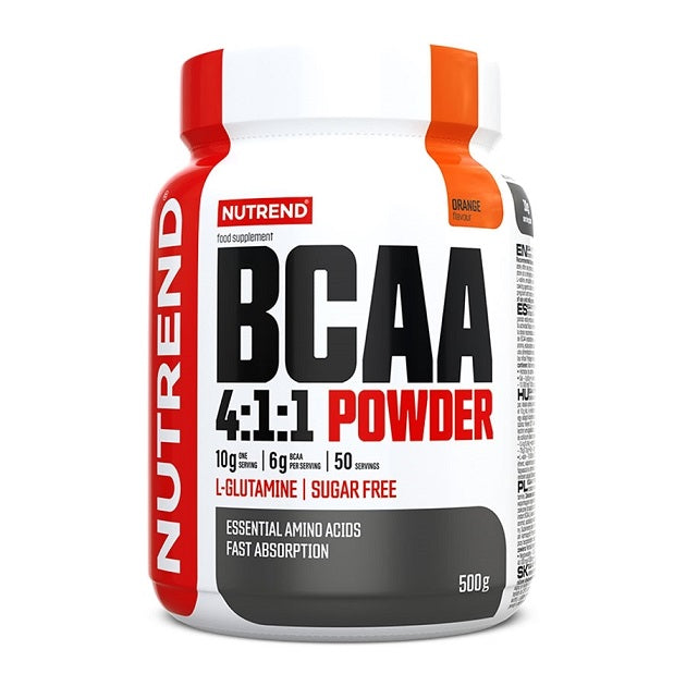 BCAA 4:1:1 Powder, Orange - 500g - Nutrend