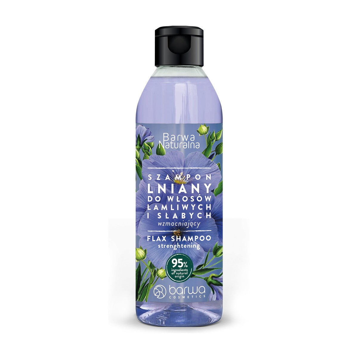 BARWA Natural Flax Strengthening Shampoo - for weak and brittle hair 300ml | Vaistine1.lt | WestPharmacy.eu