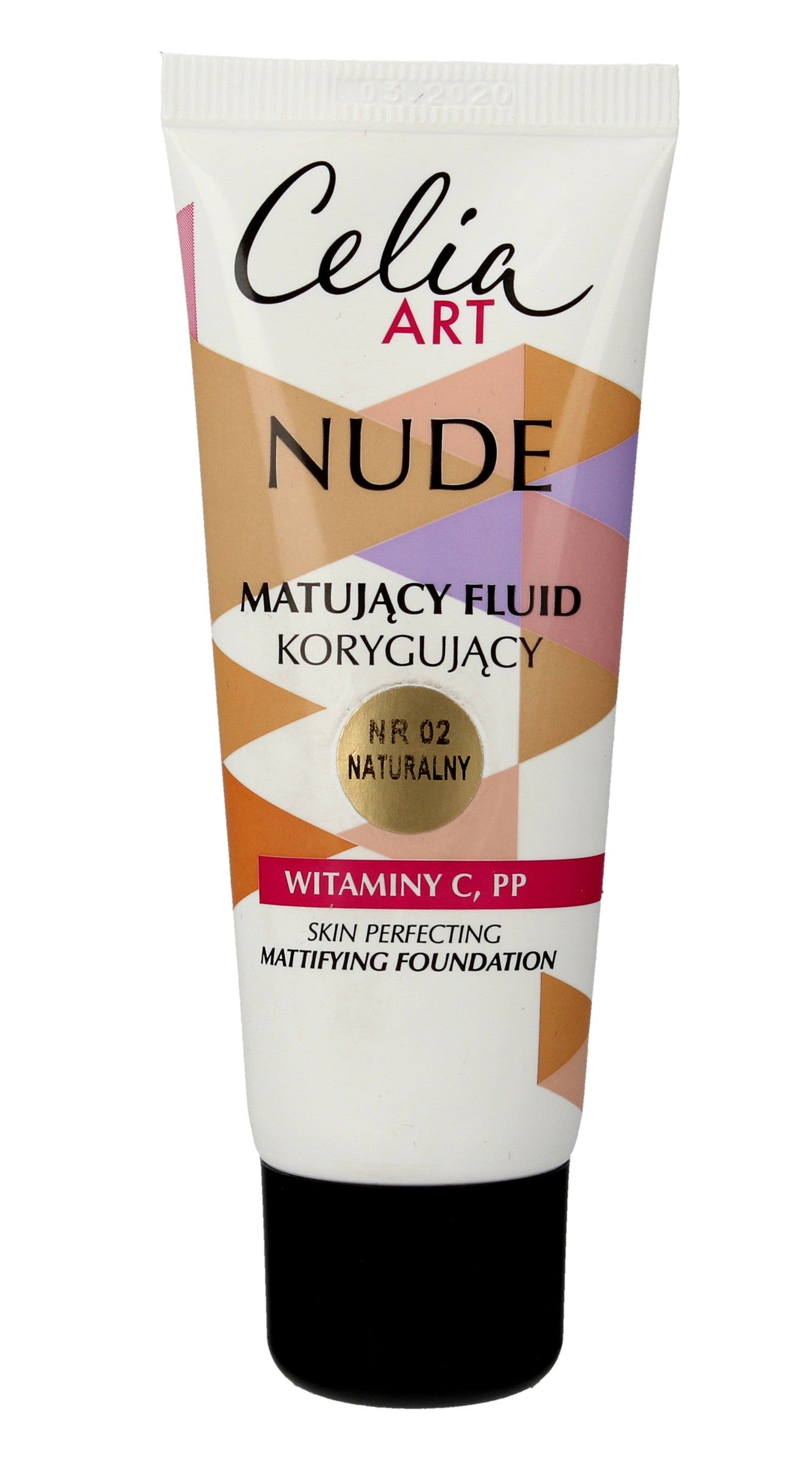 Celia Art Nude Mattifying Correcting Fluid No. 02 Natural 30ml | Vaistine1.lt | WestPharmacy.eu