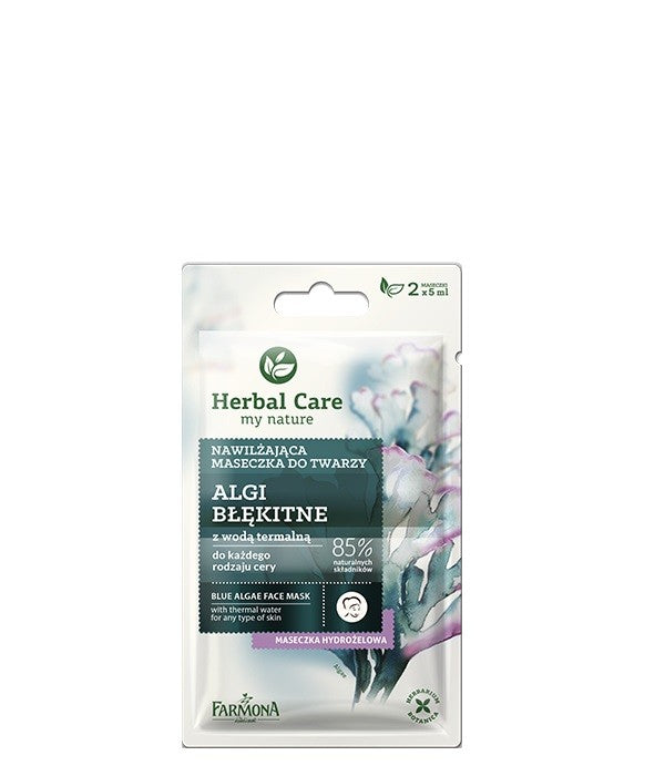 Farmona Herbal Care Moisturizing face mask Blue Algae 2 x 5ml | Vaistine1.lt | WestPharmacy.eu