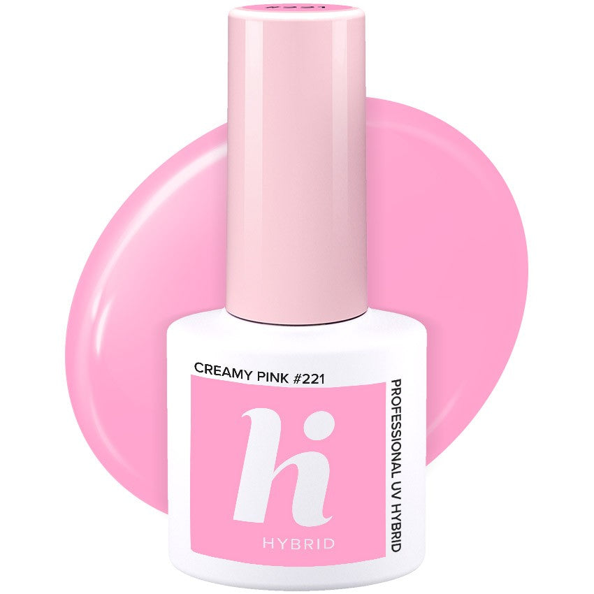 Hi Hybrid Hybrid Lacquer No. 221 Creamy Pink 5ml | Vaistine1.lt | WestPharmacy.eu