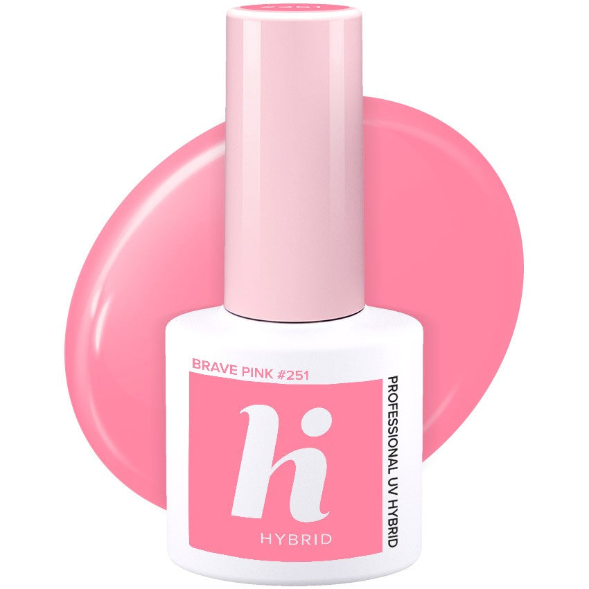 Hi Hybrid Hybrid Lacquer No. 251 Brave Pink 5ml | Vaistine1.lt | WestPharmacy.eu