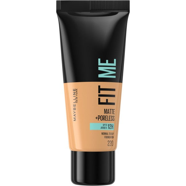 Maybelline Fit Me! Matte Foundation No. 220 Natural Beige 30ml | Vaistine1.lt | WestPharmacy.eu