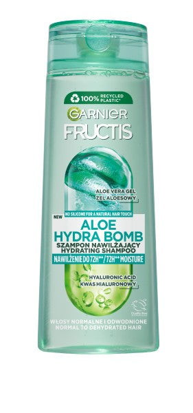 Garnier Fructis Aloe Hydra Bomb Moisturizing Shampoo for Dehydrated Hair 400ml | Vaistine1.lt | WestPharmacy.eu