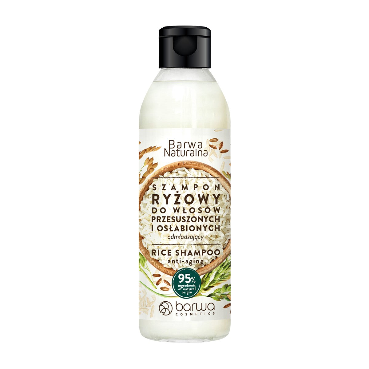BARWA Natural Rice Rejuvenating Shampoo - for dry and weakened hair 300ml | Vaistine1.lt | WestPharmacy.eu