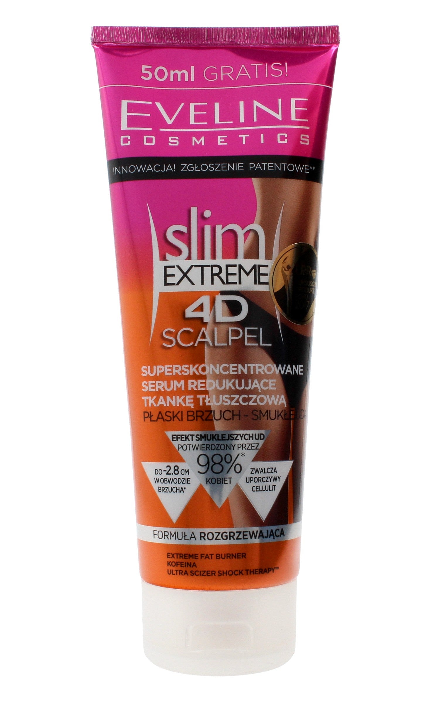 Eveline 4D slim EXTREME Scalpel Super-concentrated serum reducing fat tissue 250ml | Vaistine1.lt | WestPharmacy.eu