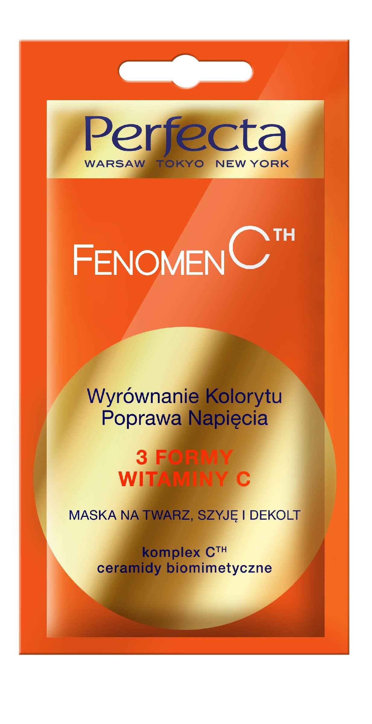 Perfecta Beauty Fenomen C Mask for the face, neck and cleavage - evening out the color and improving the tension 8ml | Vaistine1.lt | WestPharmacy.eu