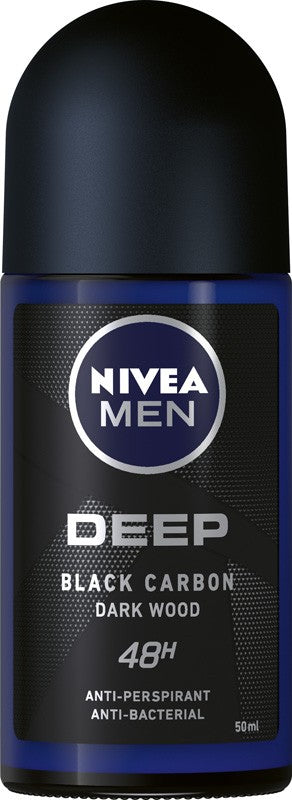 Nivea DEEP roll-on men's deodorant 50ml | Vaistine1.lt | WestPharmacy.eu