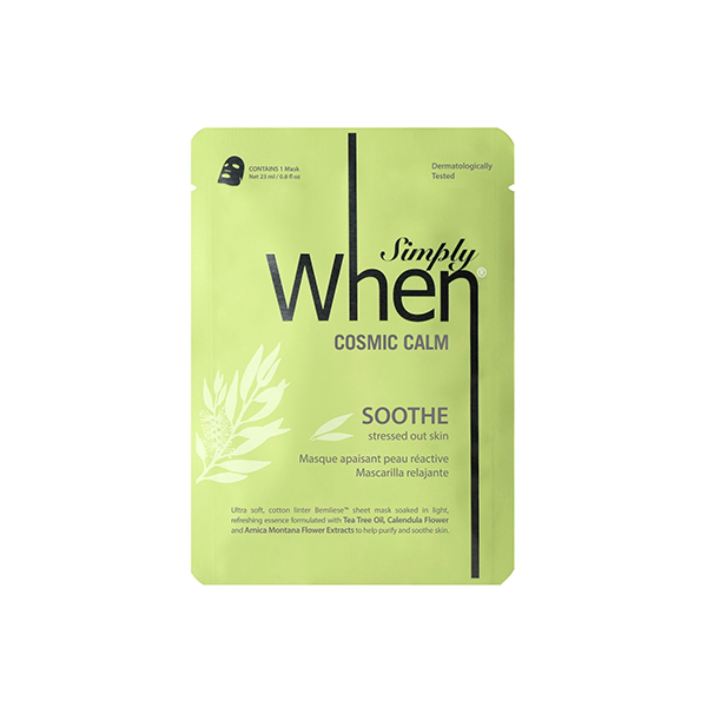 When Simply Cosmic Calm face sheet mask 1 pc | Vaistine1.lt | WestPharmacy.eu