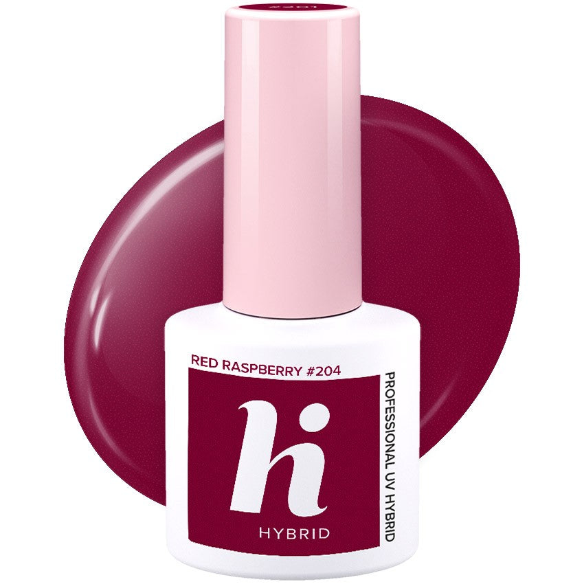 Hi Hybrid Hybrid Lacquer No. 204 Red Raspberry 5ml | Vaistine1.lt | WestPharmacy.eu