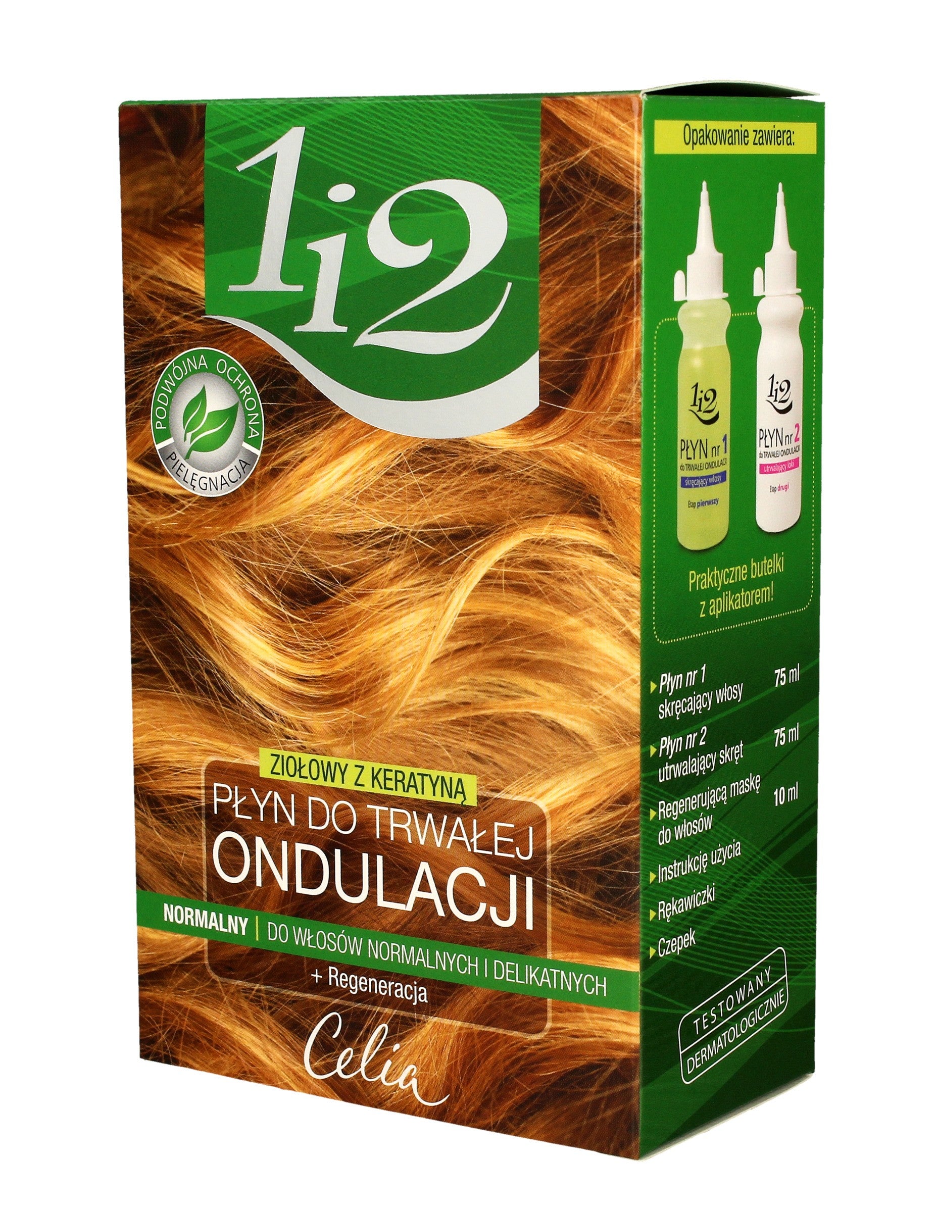 Celia For Hair 1i2 Herbal perm liquid with keratin - normal 1op. | Vaistine1.lt | WestPharmacy.eu