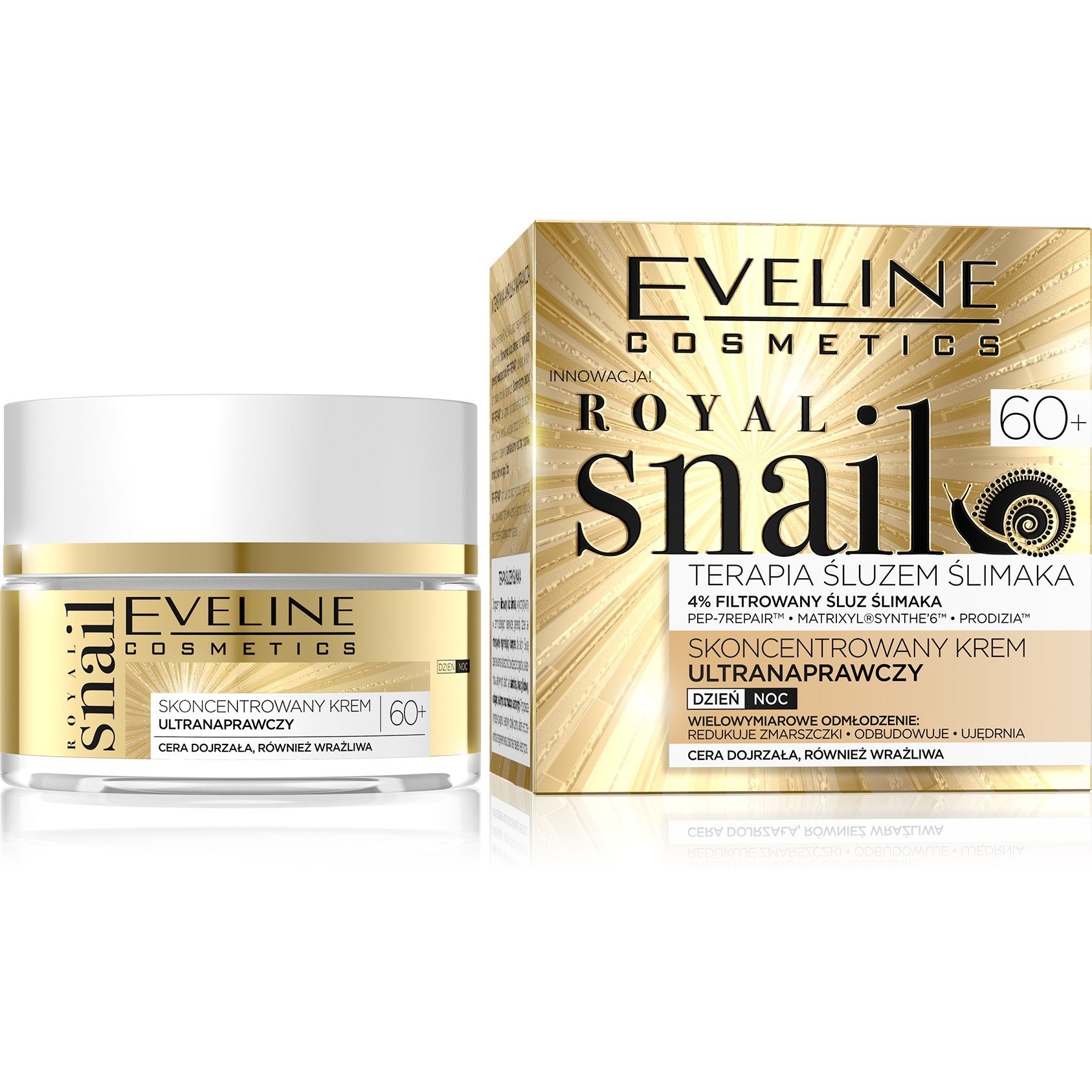 Eveline Royal Snail 60+ Concentrated Ultra-Repair Cream for Day and Night 50ml | Vaistine1.lt | WestPharmacy.eu
