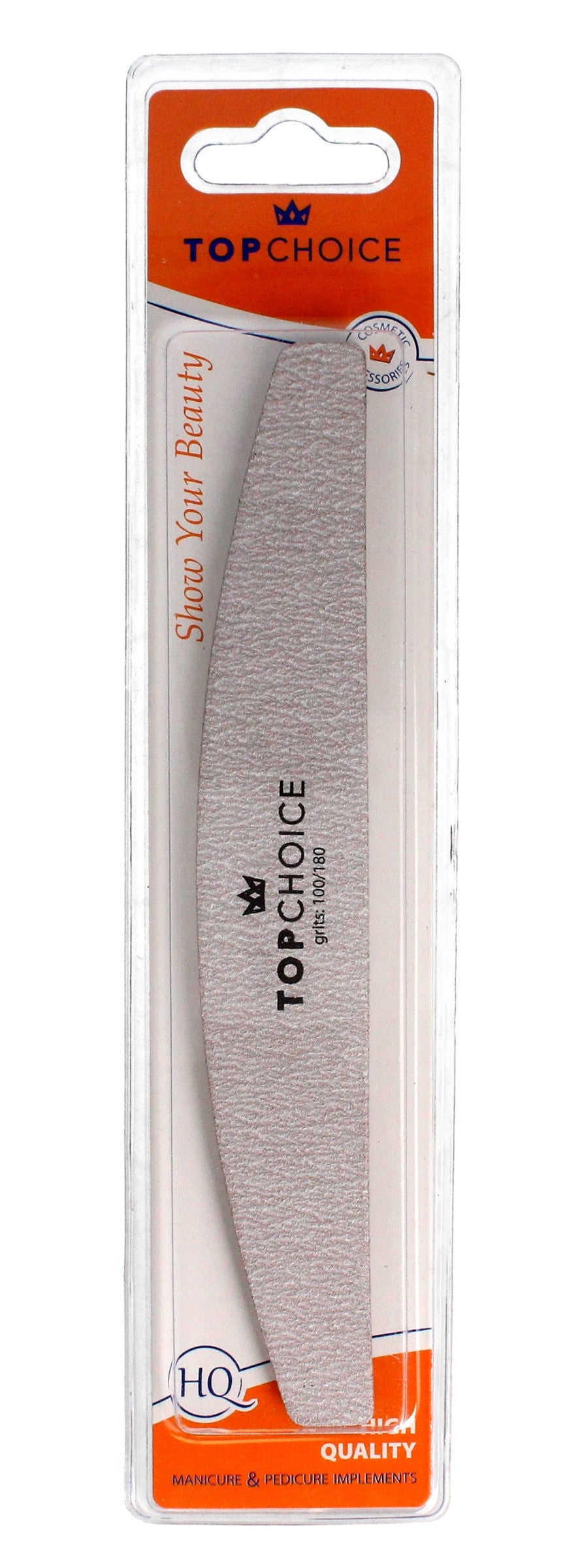Top Choice 2-function nail file 100/180 18cm 1pc | Vaistine1.lt | WestPharmacy.eu