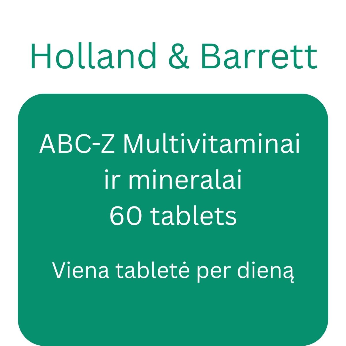 ABC-Z - Holland & Barrett
