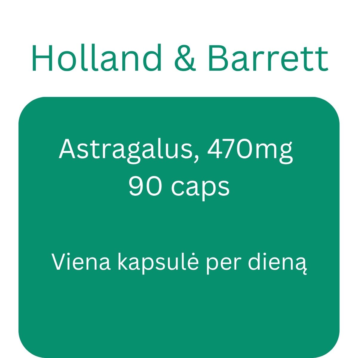 Astragalus, 470mg - 90 caps - Holland & Barrett