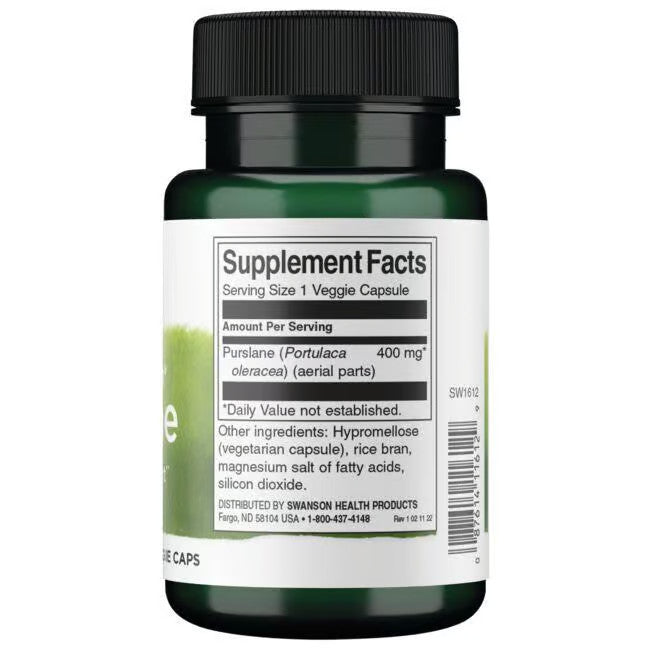 Full Spectrum Purslane - Portulaka - 400 mg - N60 - Swanson